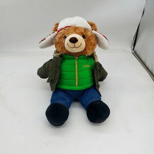 Joyland Belkie Bear 2019 Plush | Green Vest, Brown Hoody, Blue Jeans